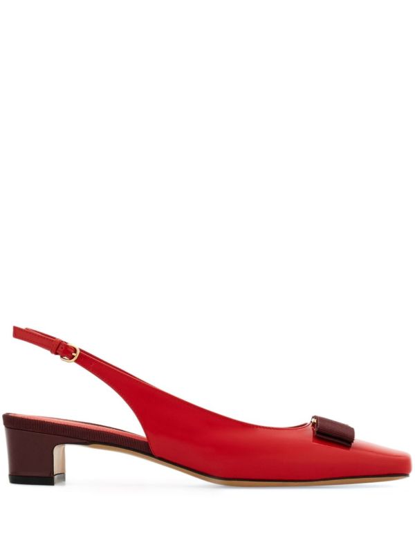 browns Ferragamo Red Vara Bow Pumps | Browns Pumps