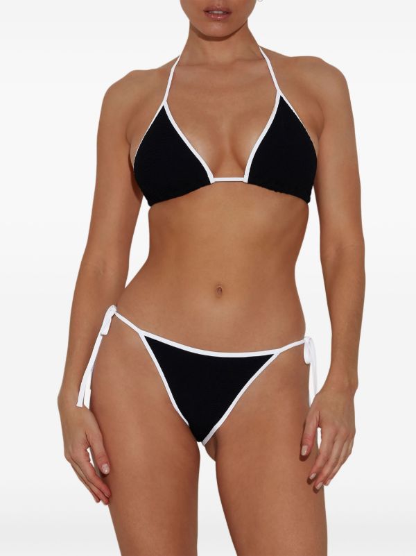Browns Hunza G Black Gina Bikini | Browns Bikinis