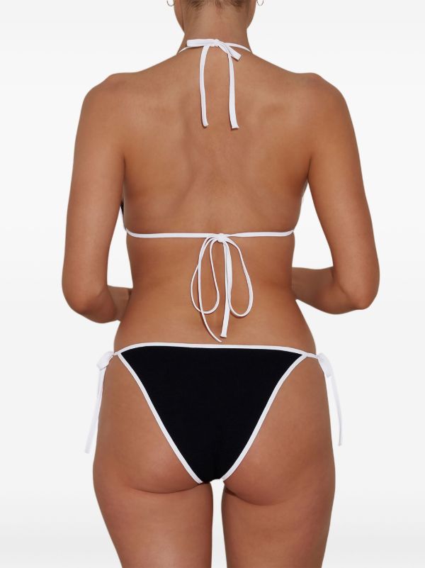 Browns Hunza G Black Gina Bikini | Browns Bikinis