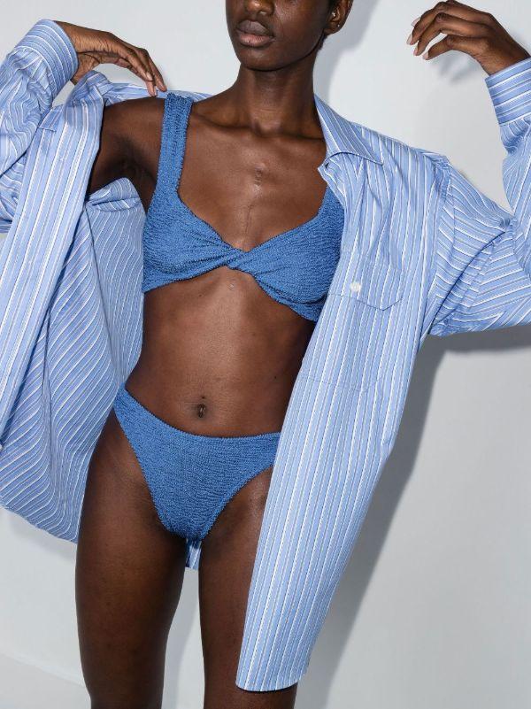 Browns Hunza G Juno Crinkle Bikini | Browns Bikinis