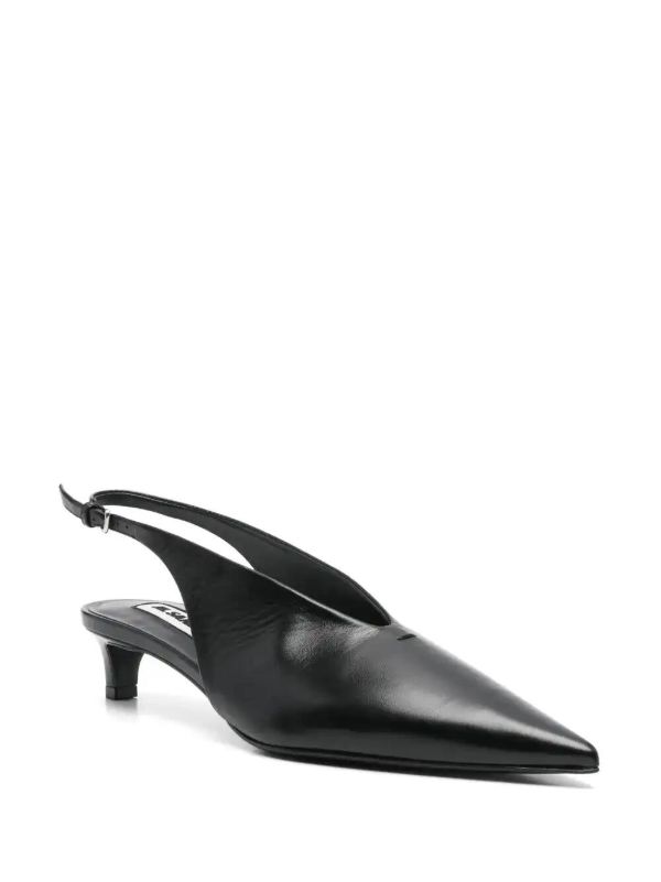 Browns Jil Sander 40mm Leather Pumps | Browns Mules
