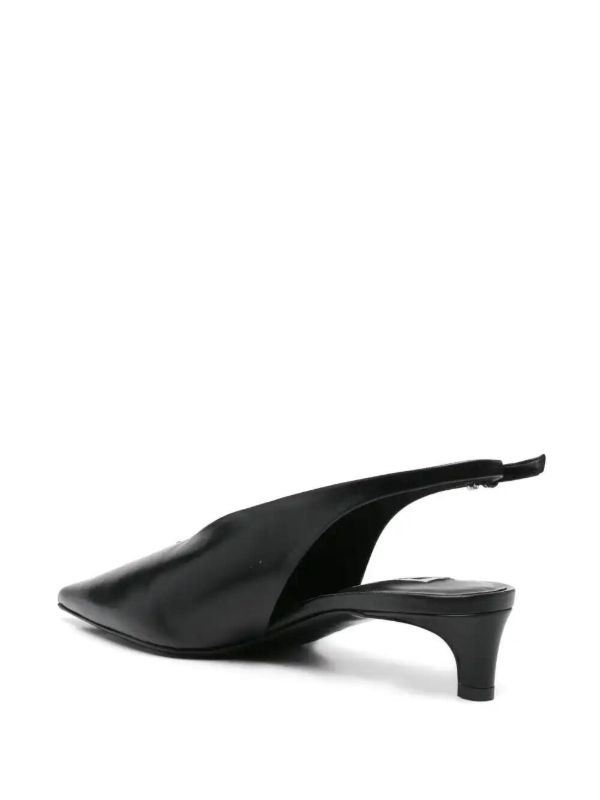 Browns Jil Sander 40mm Leather Pumps | Browns Mules