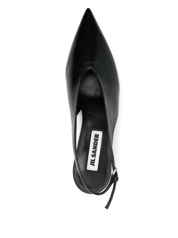 Browns Jil Sander 40mm Leather Pumps | Browns Mules