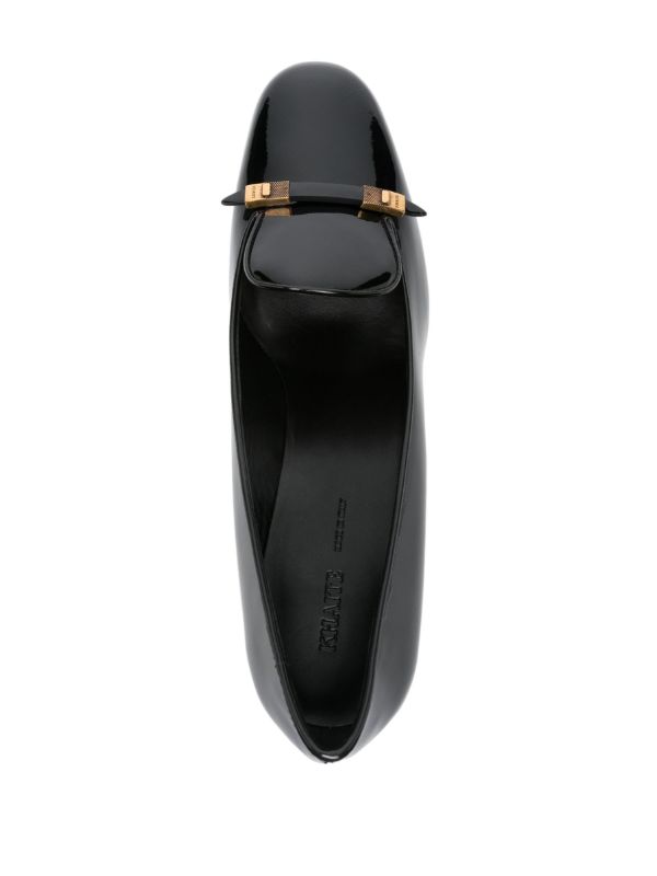 Browns KHAITE Black Leather Pumps | Browns Pumps