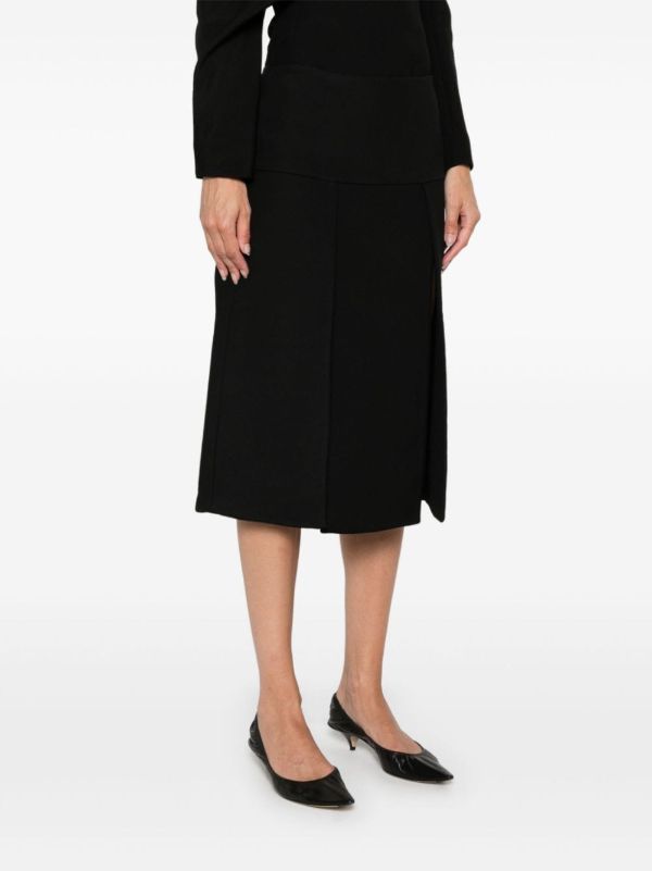 Browns KHAITE Kidd Midi Skirt | Browns A-Line Skirts