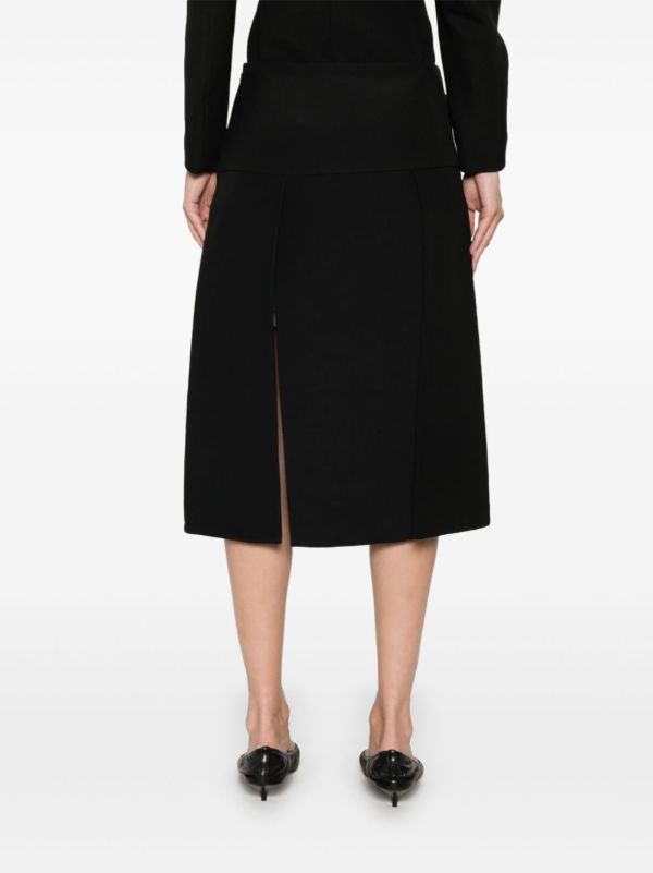 Browns KHAITE Kidd Midi Skirt | Browns A-Line Skirts