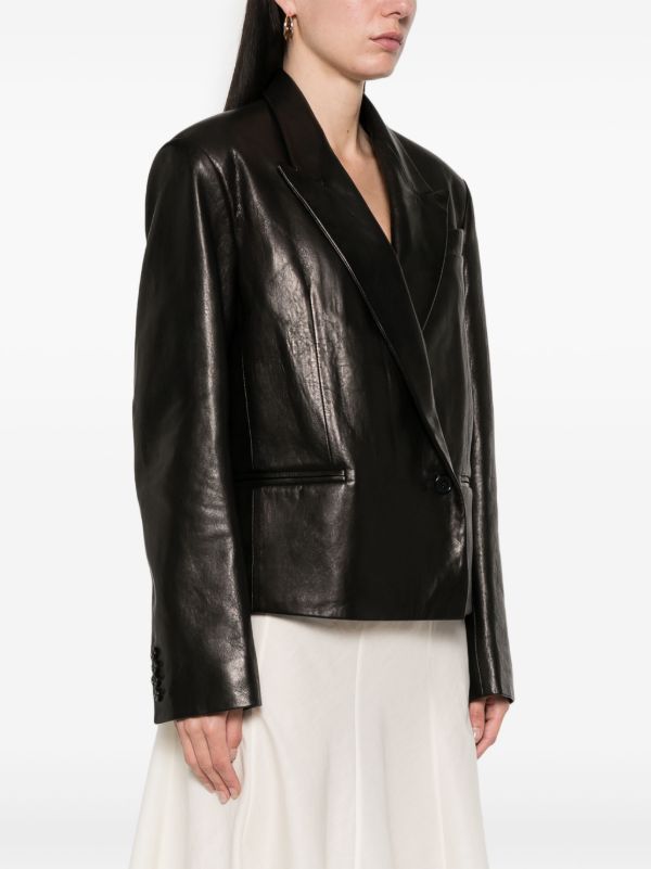 Browns KHAITE Tonni Blazer | Browns Leather Jackets