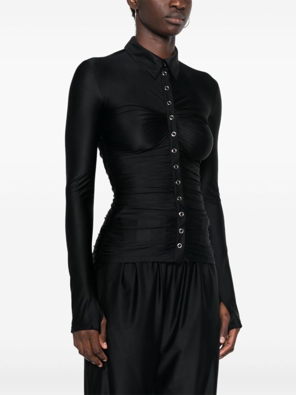 Browns Marine Serre Ruched Blouse | Browns Blouses