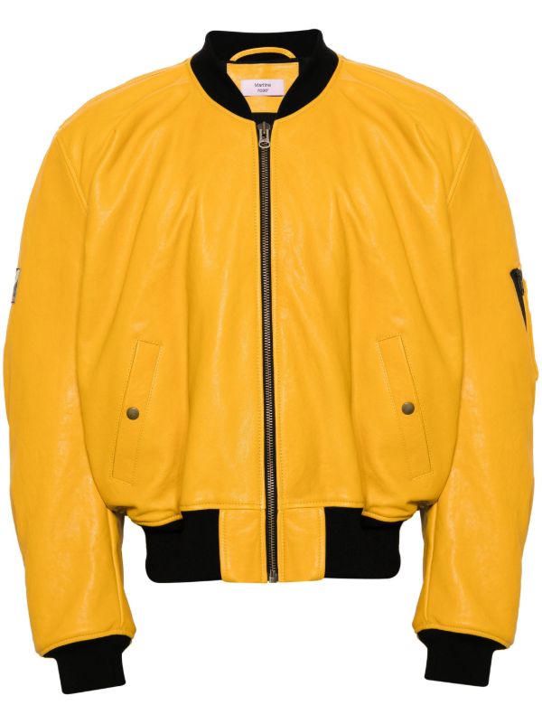 browns Martine Rose logo-appliqué bomber jacket