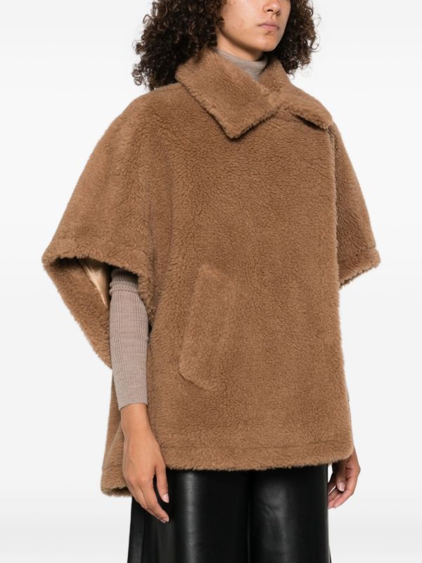 Browns Max Mara Tebe Teddy Cape | Browns Capes