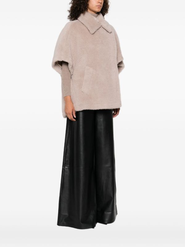 Browns Max Mara Tebe Teddy Cape | Browns Capes