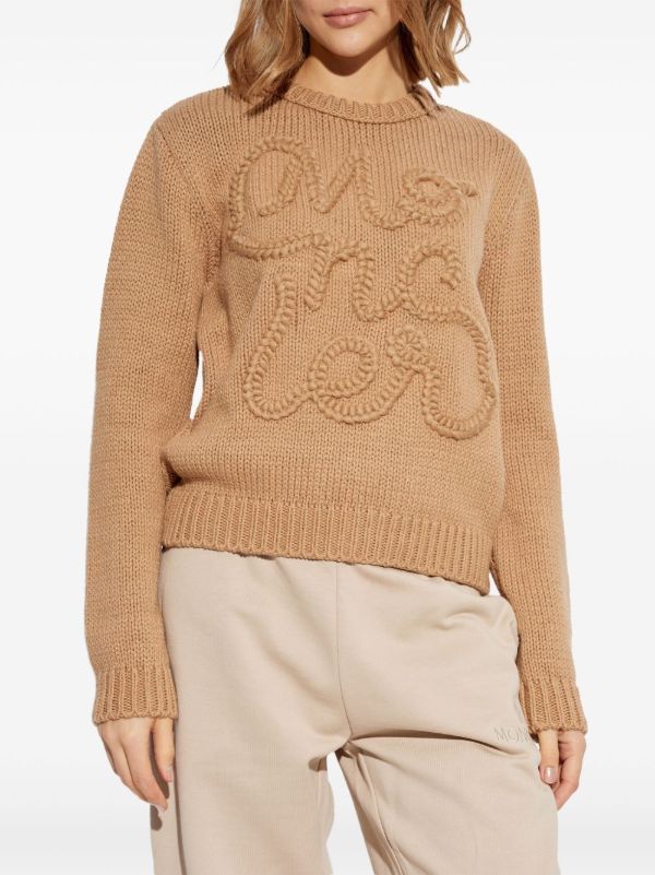 Browns Moncler Logo Jumper | Browns Knitted Sweaters
