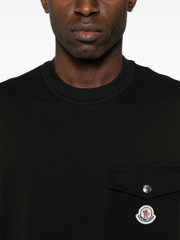 Browns Moncler Logo-Patch T-Shirt | Browns T-Shirts