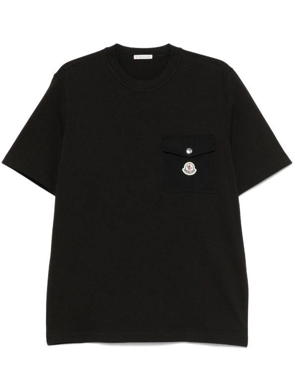 browns Moncler Logo-Patch T-Shirt | Browns T-Shirts