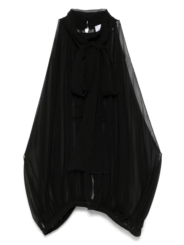 browns Mônot sleeveless sheer top | Browns Blouses