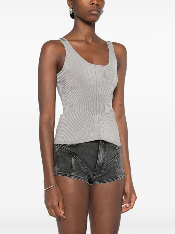 Browns Mugler Knit Tank Top | Browns Knitted Tops