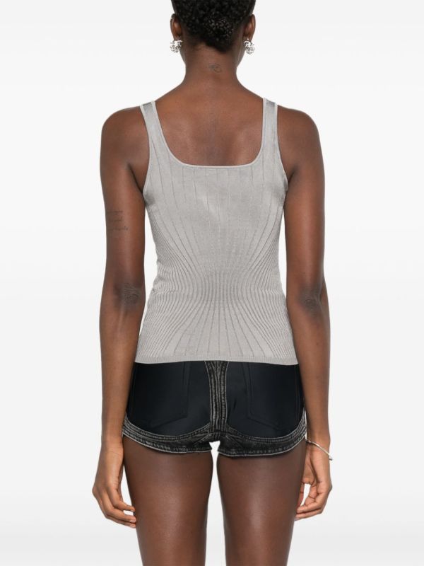 Browns Mugler Knit Tank Top | Browns Knitted Tops