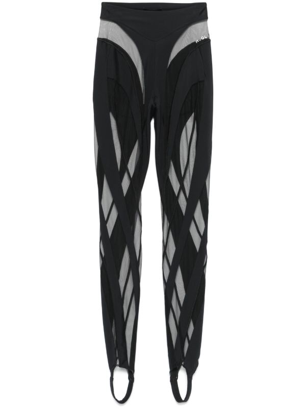 browns Mugler Spiral Leggings | Browns Leggings