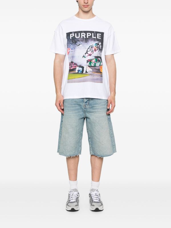 Browns Purple Brand Cotton T-shirt | Browns T-Shirts