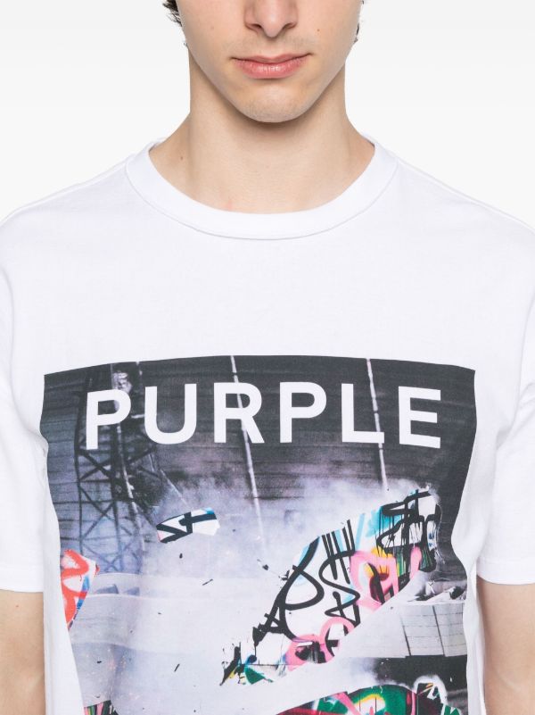 Browns Purple Brand Cotton T-shirt | Browns T-Shirts