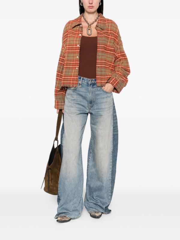 Browns R13 Plaid Frayed-hem Shirt | Browns Shirts