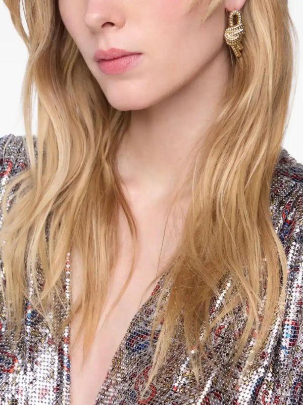 Browns Rabanne Paco Rope Earrings | Browns Earrings