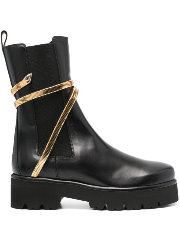 browns René Caovilla Black Cleo Boots | Browns Boots