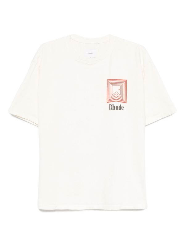 browns RHUDE graphic-print T-shirt | Browns T-Shirts