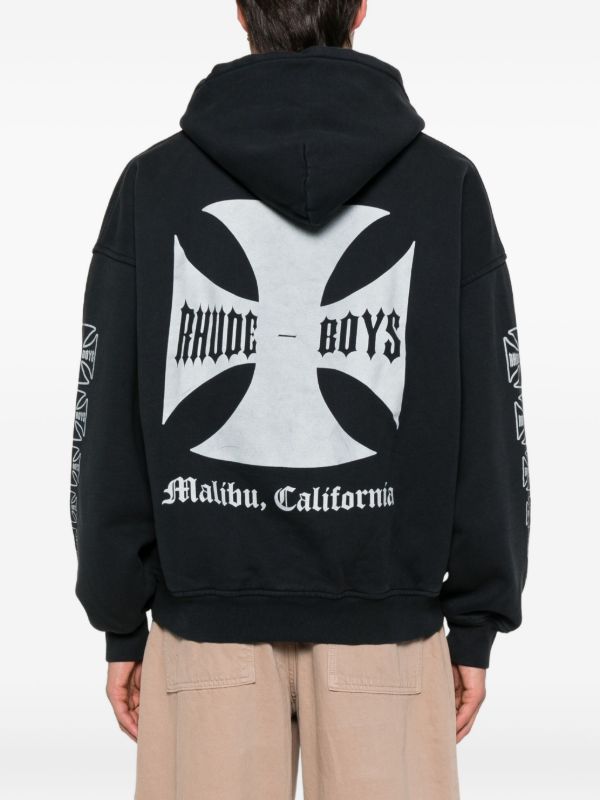 Browns RHUDE Logo-print Hoodie | Browns Hoodies