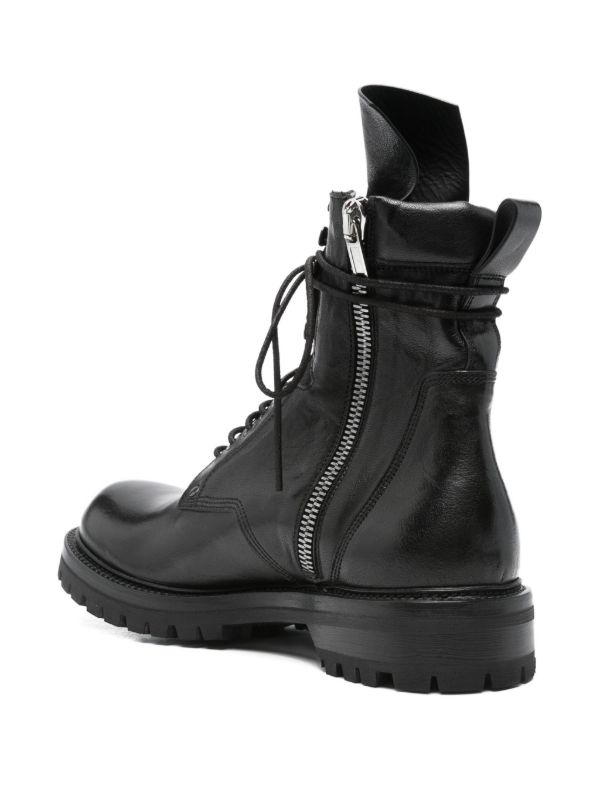 Browns Rick Owens Army Biker Boots | Browns Boots