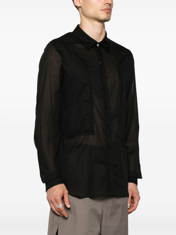 Browns Rick Owens Cotton Shirt | Browns Shirts