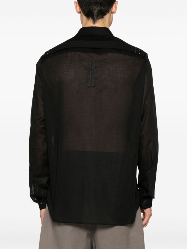 Browns Rick Owens Cotton Shirt | Browns Shirts
