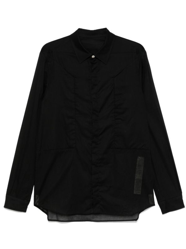 browns Rick Owens Cotton Shirt | Browns Shirts