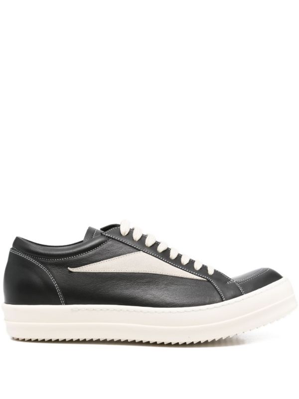 browns Rick Owens leather sneakers | Browns Low-Tops