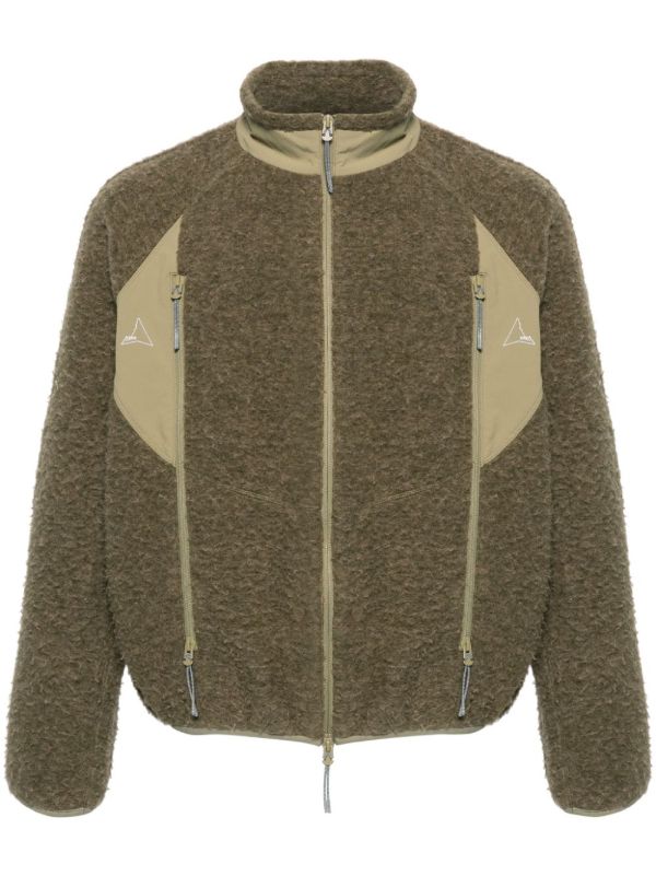 browns ROA Green Polar Zipped Fleece Jacket