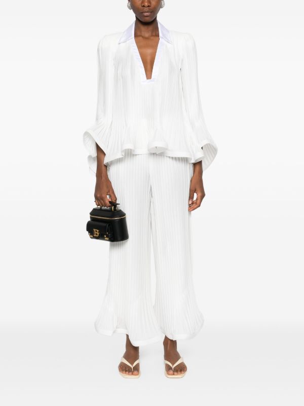 Browns Rowen Rose Pleated Blouse | Browns Blouses