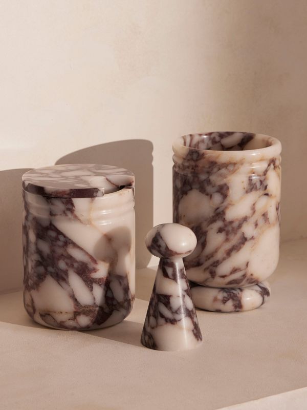 Browns Soho Home Tubular Marble Vase | Browns Vases