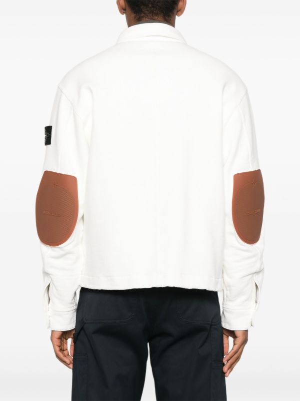 Browns Stone Island Button-fastening Cotton Jacket
