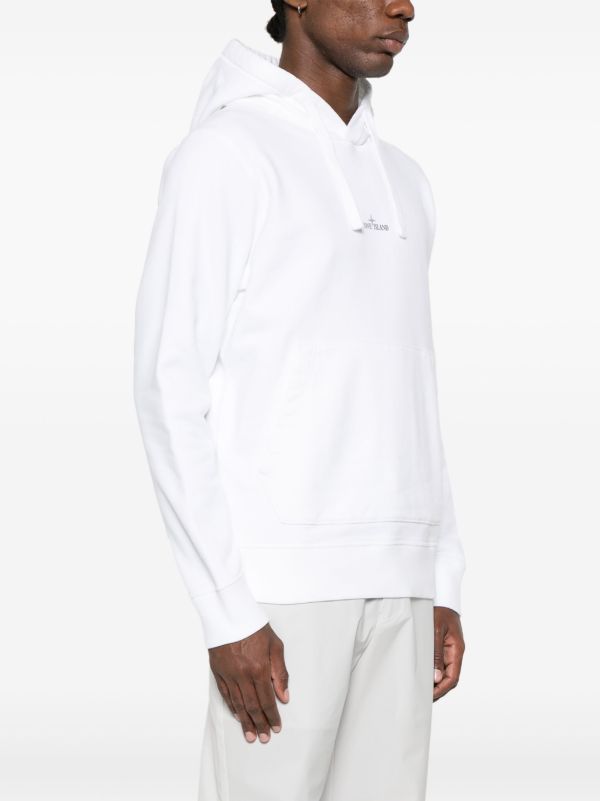 Browns Stone Island Printed Hoodie | Browns Hoodies