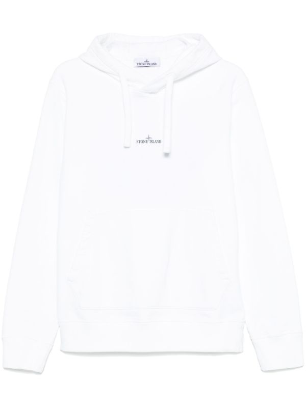 browns Stone Island Printed Hoodie | Browns Hoodies