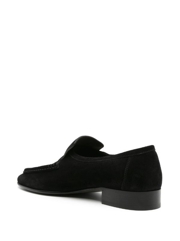 Browns The Row Black Suede Loafers | Browns Loafers