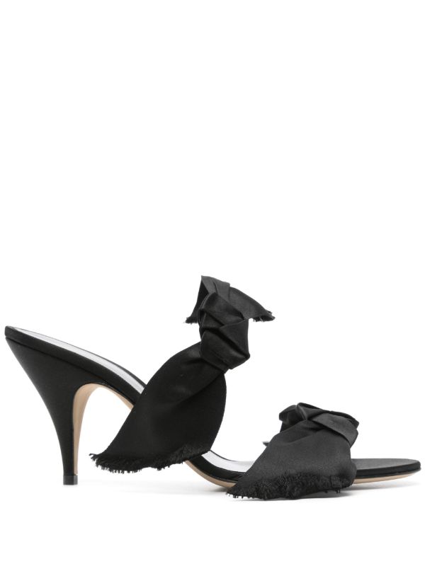 browns The Row Black Vika Mules | Browns Mules