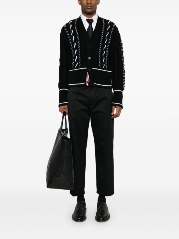 Browns Thom Browne Tapered Chinos | Browns Chinos