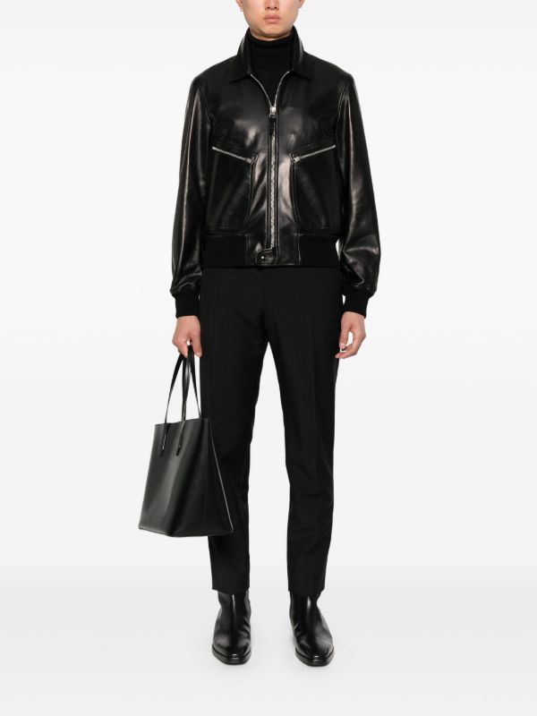 Browns TOM FORD Leather Bomber Jacket