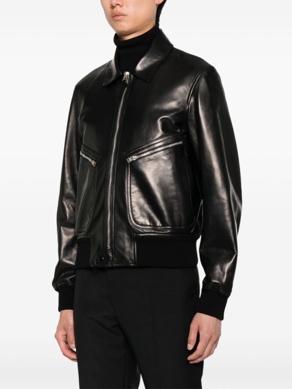 Browns TOM FORD Leather Bomber Jacket