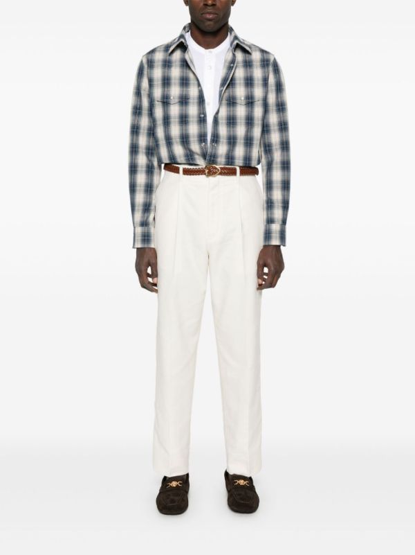 Browns TOM FORD Plaid-Check Shirt | Browns Shirts