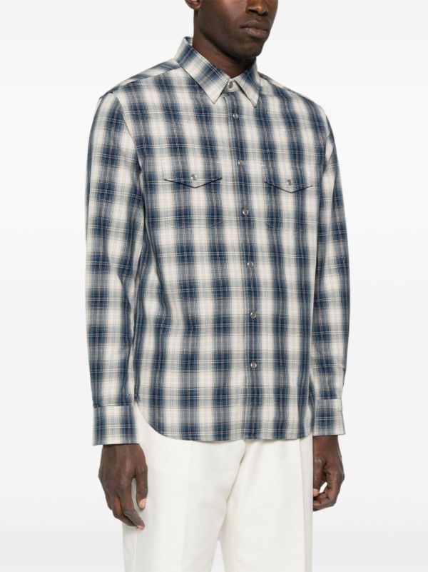 Browns TOM FORD Plaid-Check Shirt | Browns Shirts