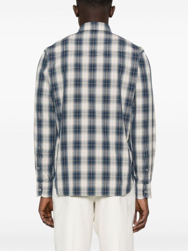 Browns TOM FORD Plaid-Check Shirt | Browns Shirts