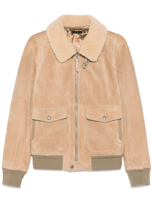 browns TOM FORD Suede Bomber Jacket