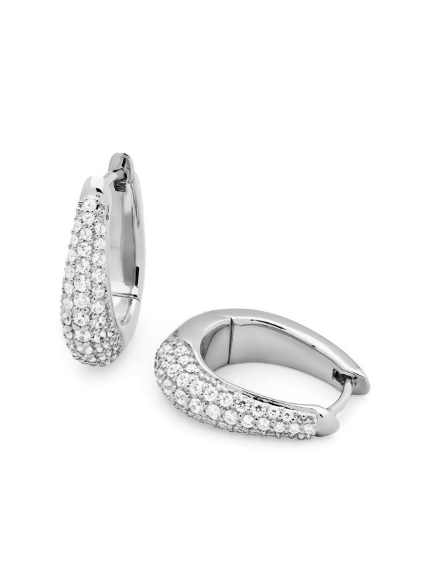 Browns Tom Wood Liz Pavé Earrings | Browns Earrings